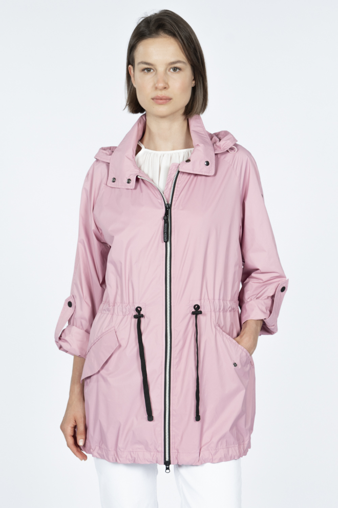 Rain-Parka mit Raglan Rainproof-Nylon